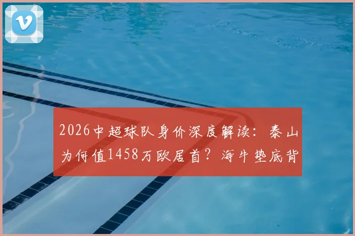 2026中超球队身价深度解读：泰山为何值1458万欧居首？海牛垫底背后的原因分析