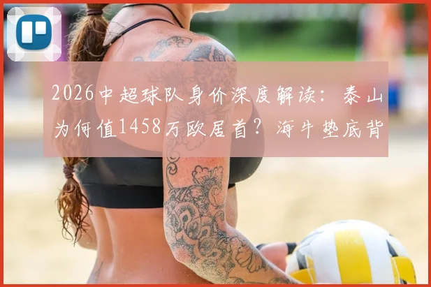 2026中超球队身价深度解读:泰山为何值1458万欧居首?海牛垫底背后的原因分析